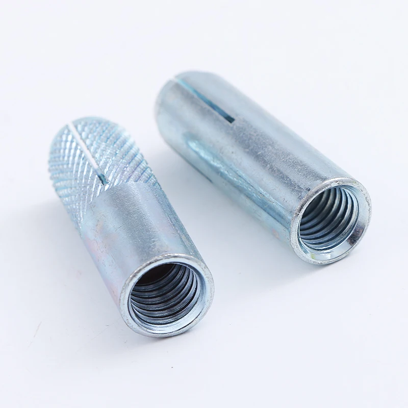 Galvanized flanging drop in anchor durable high quality Lipped Blue Zinc Drop In Anchor Bolt Drop In Expansion Anchor