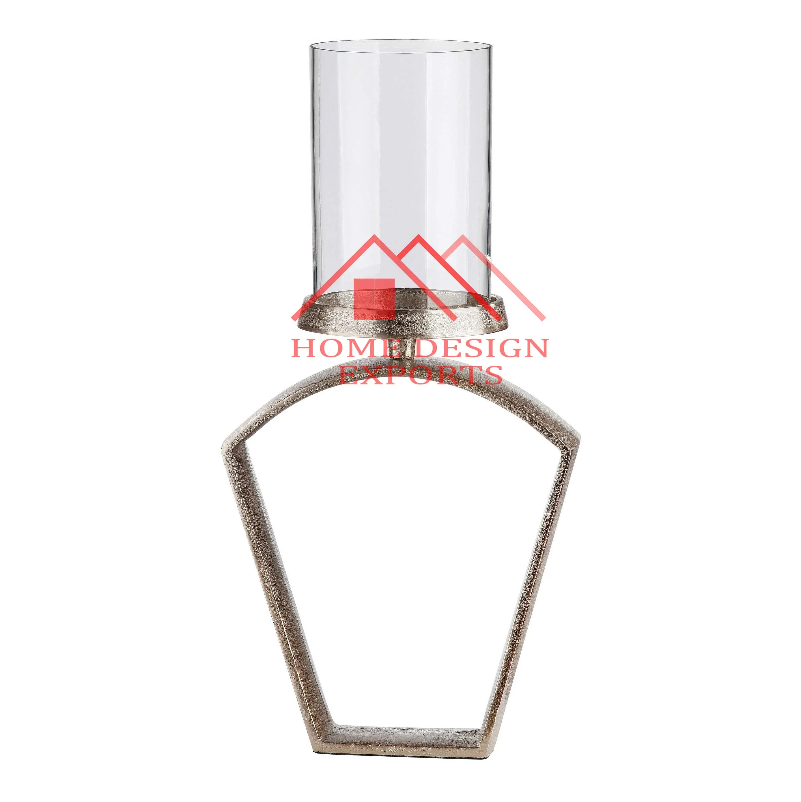 Aluminium  Candle Holder for Table Centerpieces Aluminium Casting Fancy Candle Pillar Holder