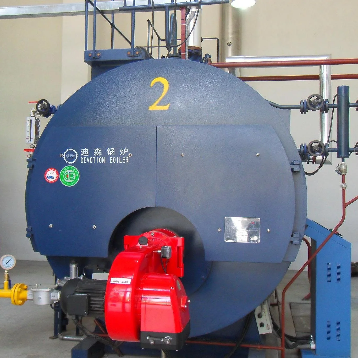 Best seller gas oil fired central heating WNS steam boiler for beer brewery