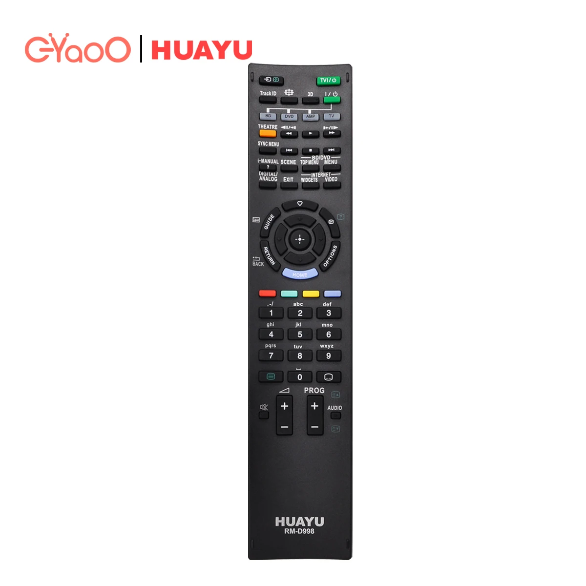 HUAYU RM-D998 RM-GD011 RM-SD006 KDL-46R470A KDL-40R470A KDL-32R420A TV Remote Control For Sony