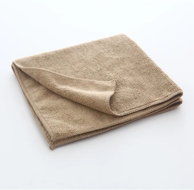 Multi-colors Ultrasonic Cutting Stitch Edge House Cleaning Microfiber Wiping Cleaning Towel