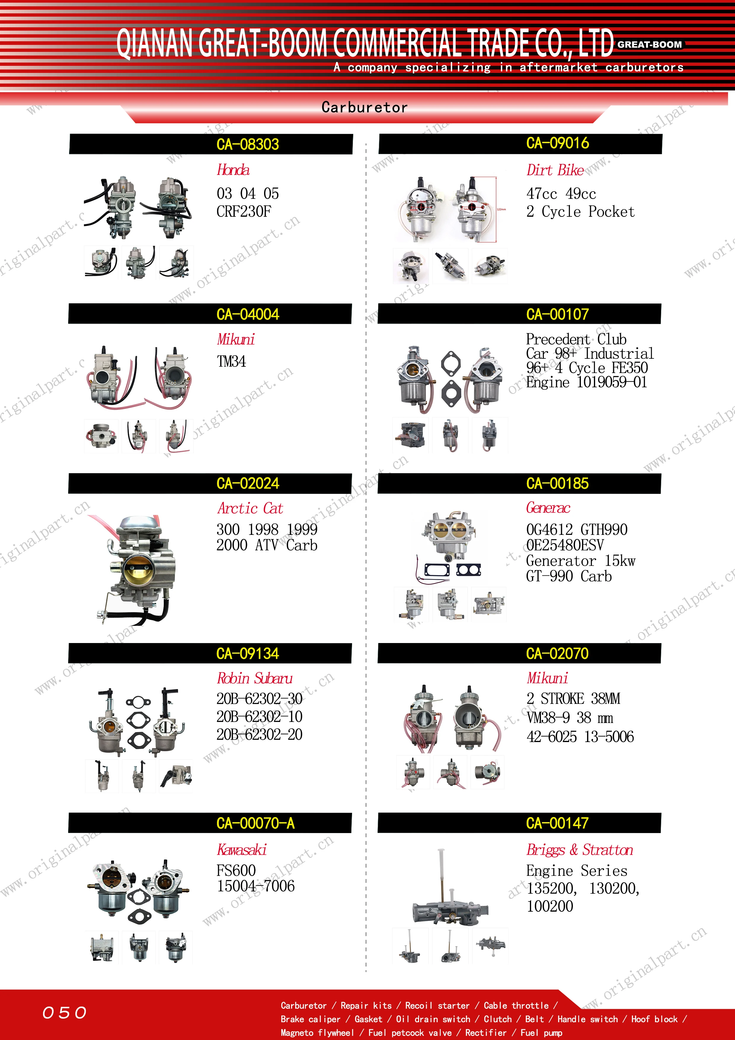Carburetor 2-Stroke Chinese Pocket Rocket Dirt Bike Carb 47cc 49cc Mini Quad replacement motorcycle mower carb carburetor