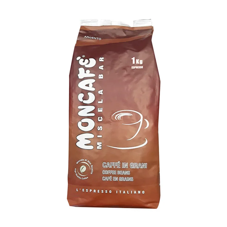 Wholesale Made In Italy Private Label Argento Blend Coffee Beans Roasted 1 Kg Coffee Bean