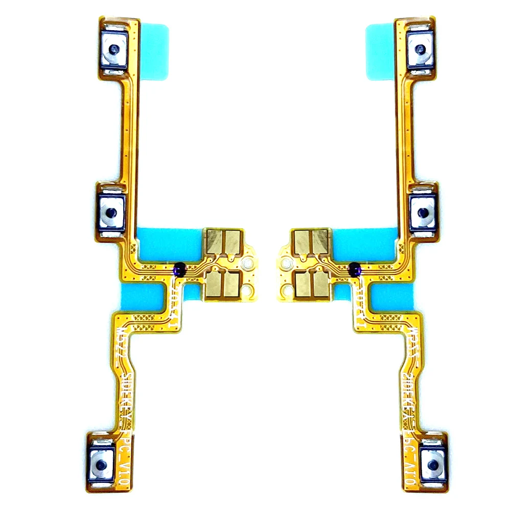 Power On Off Button Volume Switch Key Control Flex Cable Ribbon For Xiaomi Redmi Note 9 Pro 4G Power On Off