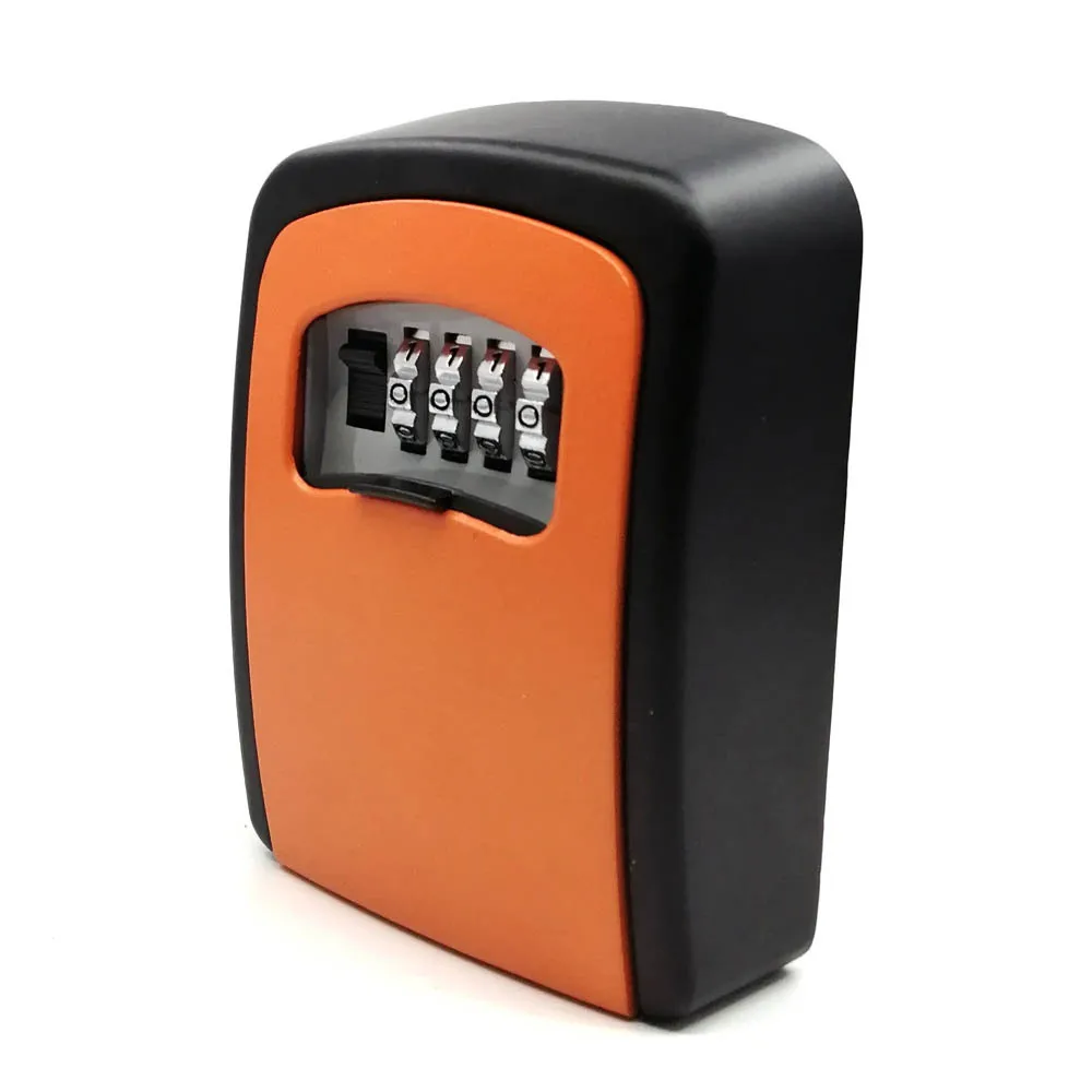 Outdoor Digit Wall Mount Combination Password Lock key safe box Aluminum Alloy  Keys Storage Box