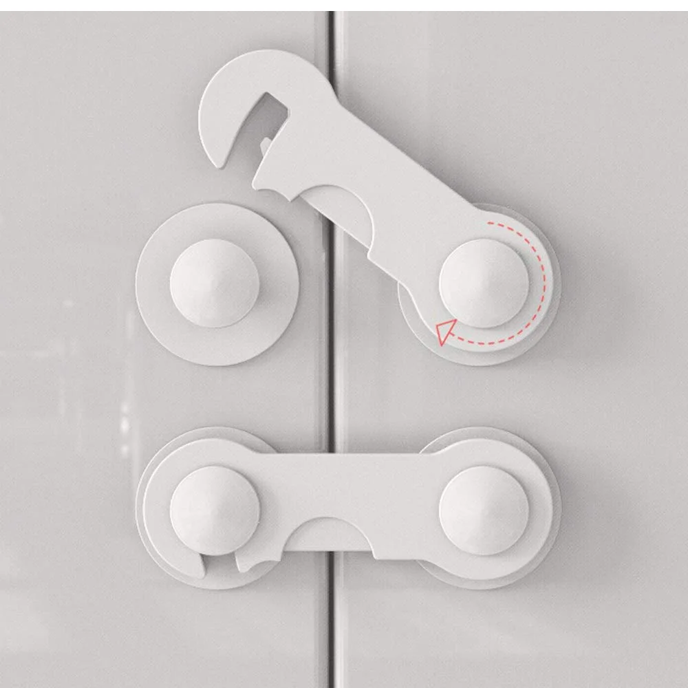 Hot Sale Baby Safe Lock ABS Cabinet lock prevents children from Clamps hands