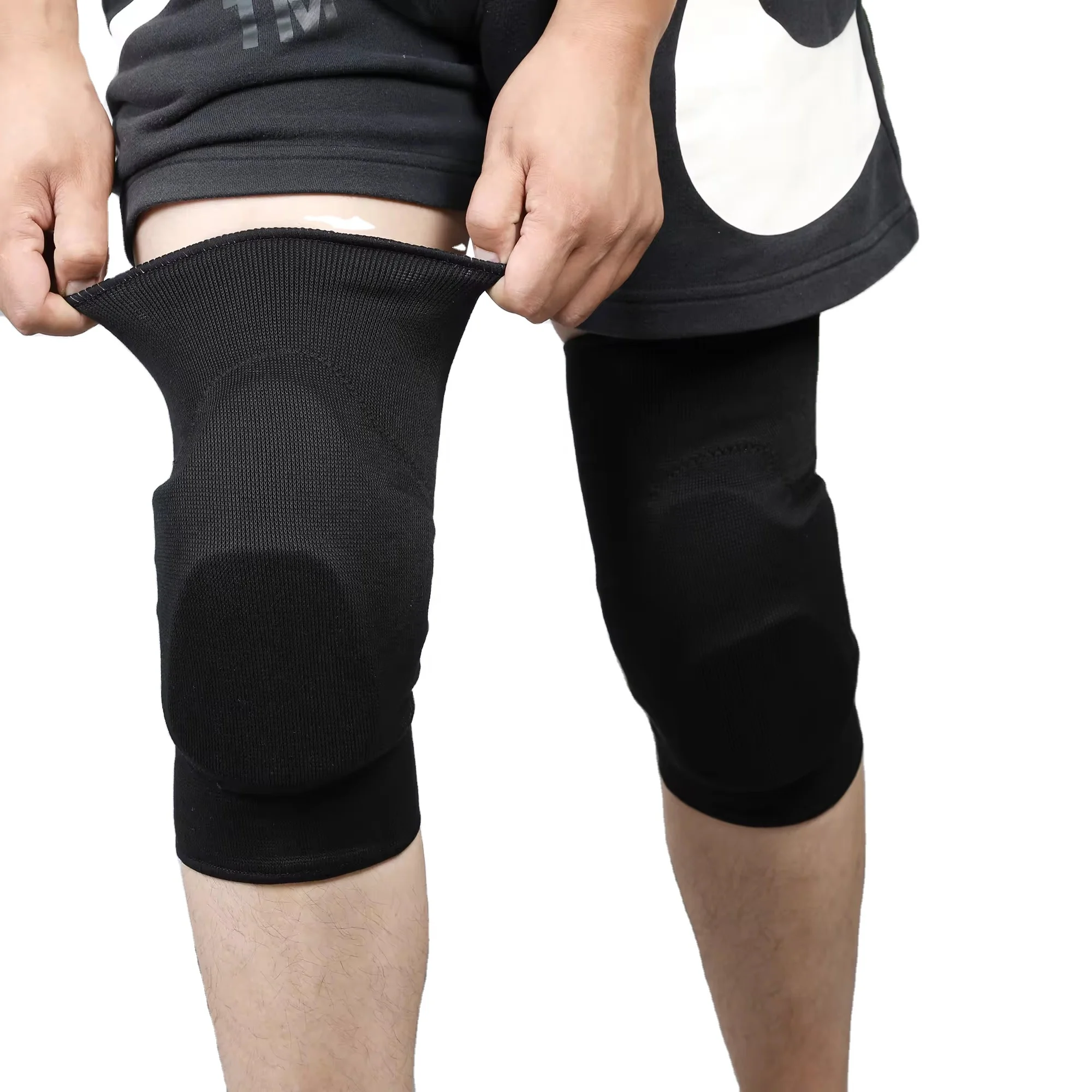Wholesale knitting and Volleyball non-slip Sport Protection elbow Knee guard Pads
