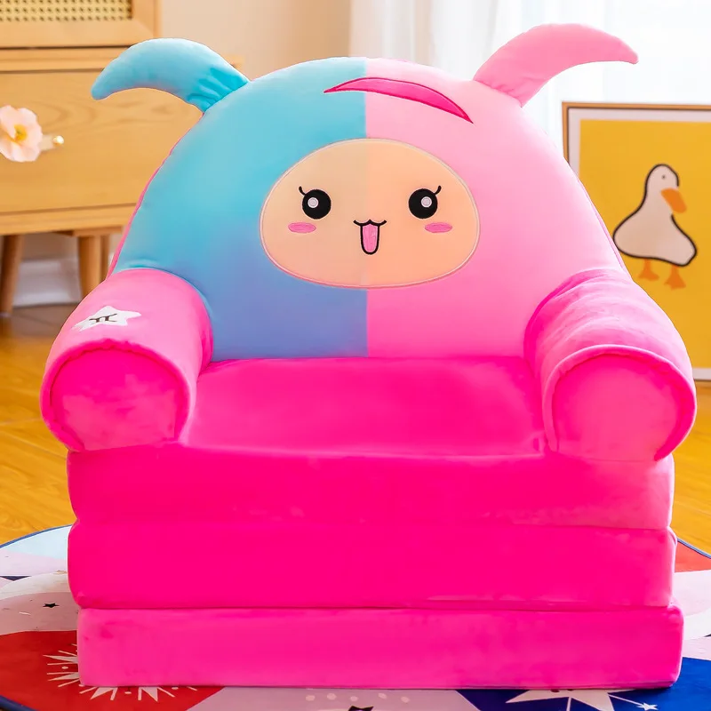 Baby Children Sofa Hot Selling Cute Pink Black Good Packing Pic Color Package Sofa Bed