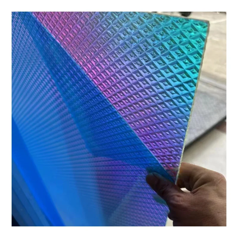 CHINAPLAS 4x8 feet Extruded Acrylic Sheet honeycomb Texture Acrylic board