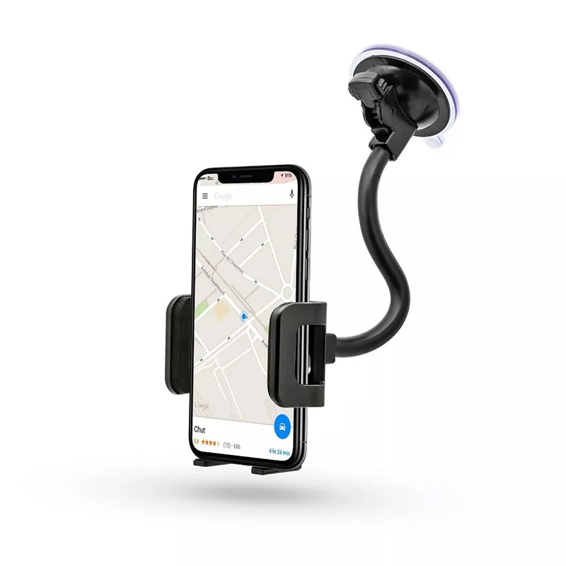 360 Degree Rotating Car Suction Cup Auto Glass Car Phone Holder for Smartphone GPS Navigation