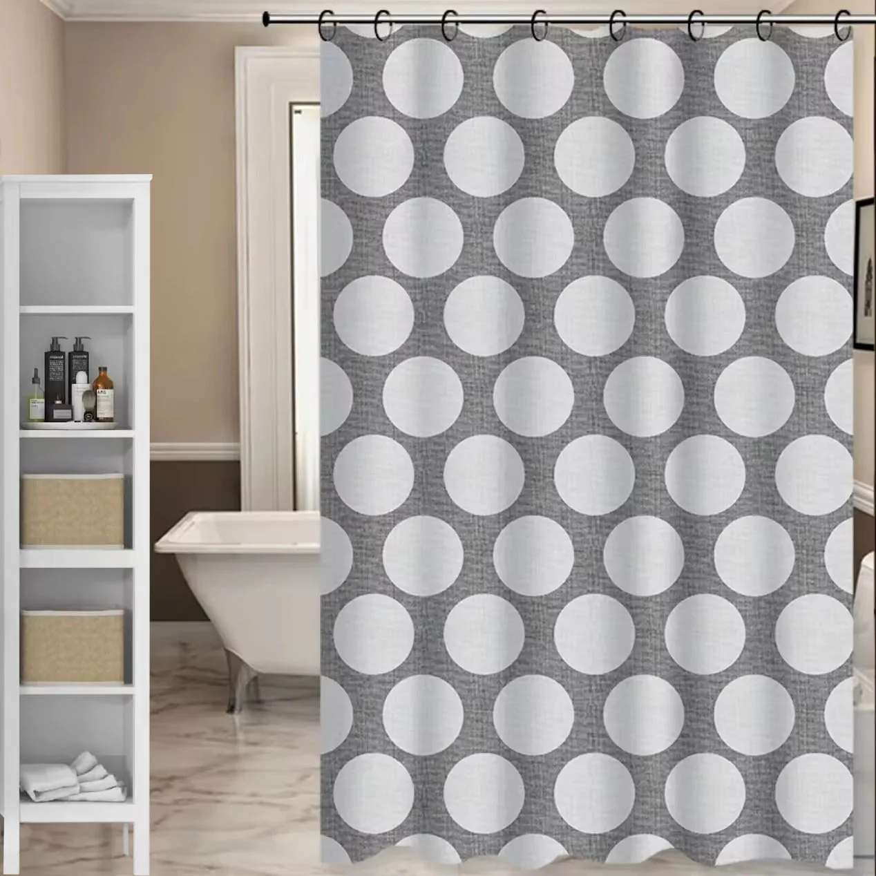 Hot Sell Rideau Rideaux De Douche Cortinas De Banos 3d Bathroom Shower Curtain Printed Waterproof Custom Shower Curtain
