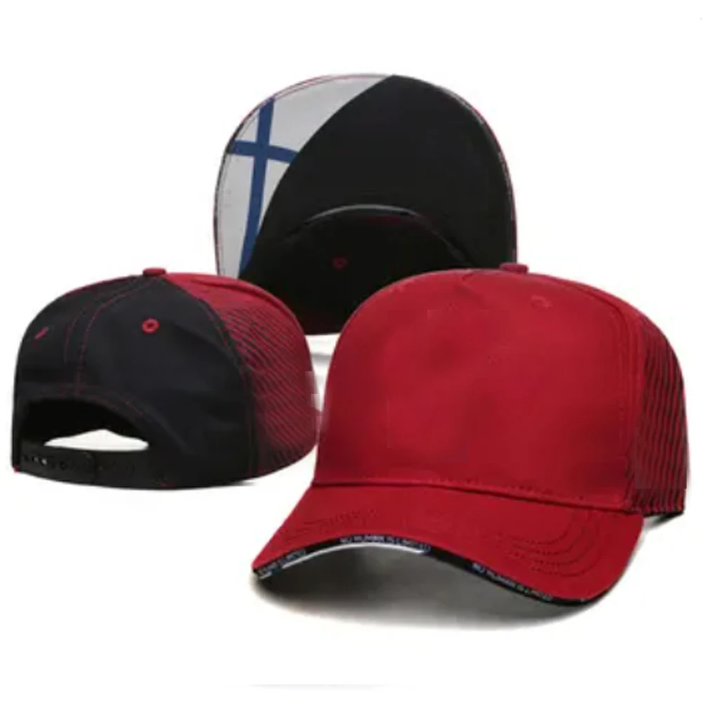 Wholesale Waterproof Breathable UV Protection F1 Racing Hat Embroidery Lightweight Curved Brim Mesh Outdoor Sports Golf Hats