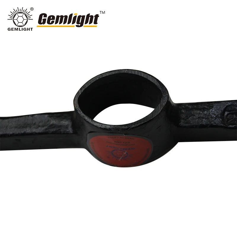 Factory Customized High Quality Digging Pickaxe Red Pickaxe Head Wooden Handle Pickaxe