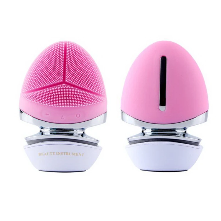 2021 новая звуковая силиконовая Мягкая очищающая щетка для лица, электрическая звуковая Очищающая щетка для лица, глубокое очищение лица