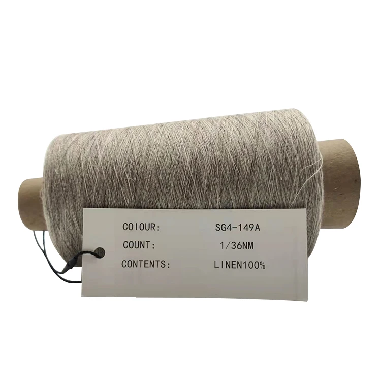 1/36нм топ-краска 100%, банное белье, швейные нитки, смешанная пряжа, льняная пряжа для платья, льняная ткань, необычная пряжа