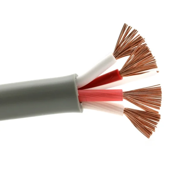 12 AWG In Wall Speaker Cable Wire OFC speaker cable 4 Conductors 2 Core Cable audio