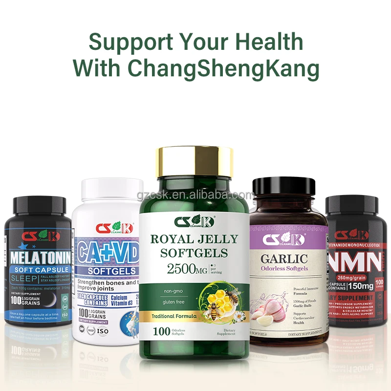Высококачественный софтгель для Королевского желе по лучшей цене, иммунитет и Анти-усталость, натуральный органический свежий мед, Королевский желе в капсулах