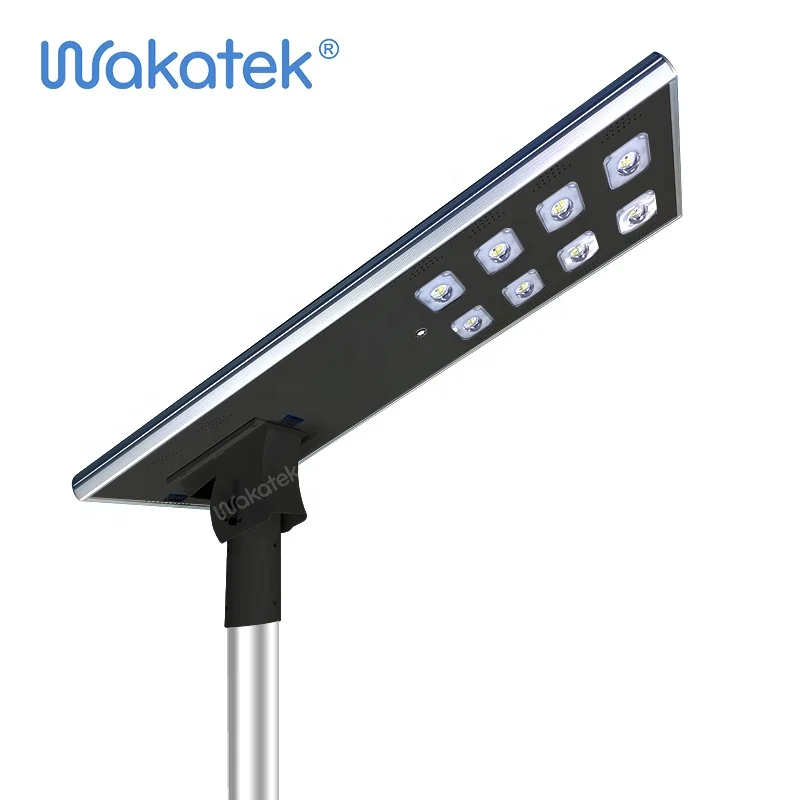 Мощный наружный тендер WAKATEK 8 м солнечный уличный фонарь AIO 60 Вт