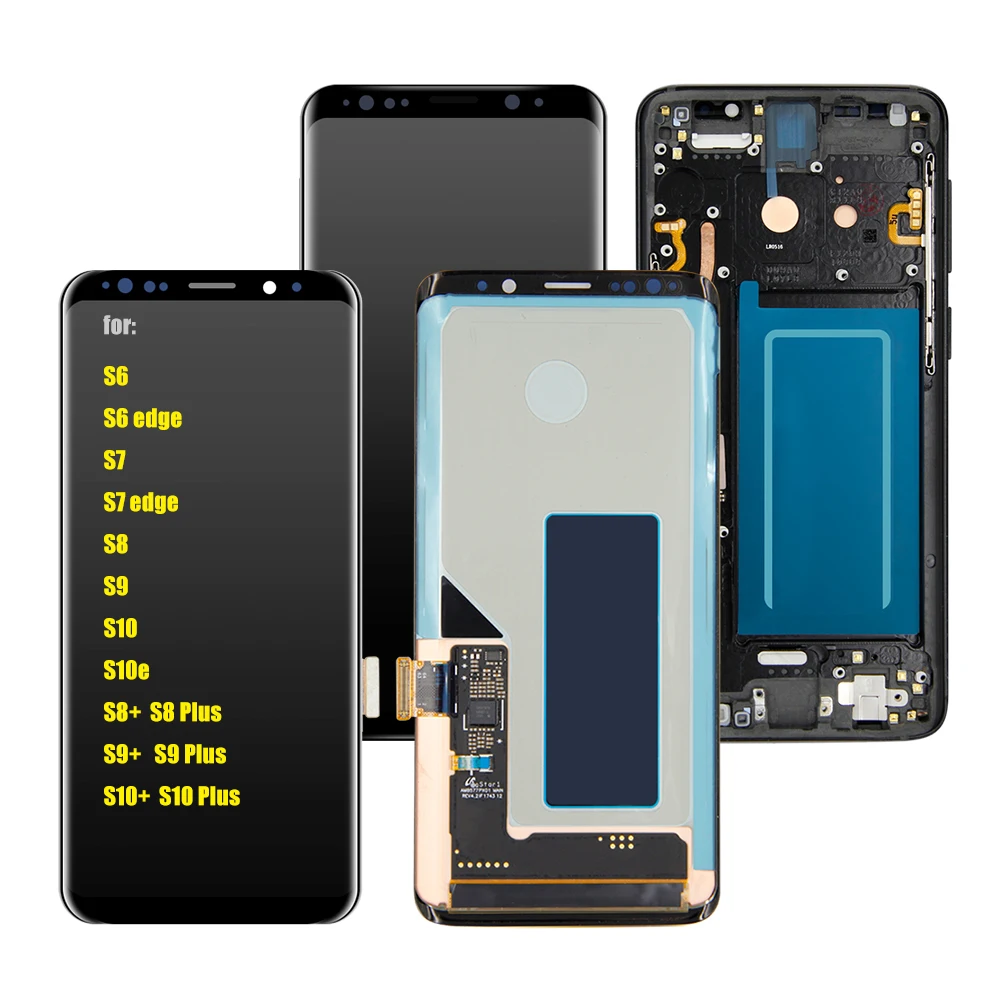 Сменный сенсорный ЖК-экран Super AMOLED для Samsung galaxy S8 S8Plus S9 S9Plus S10 S10Plus