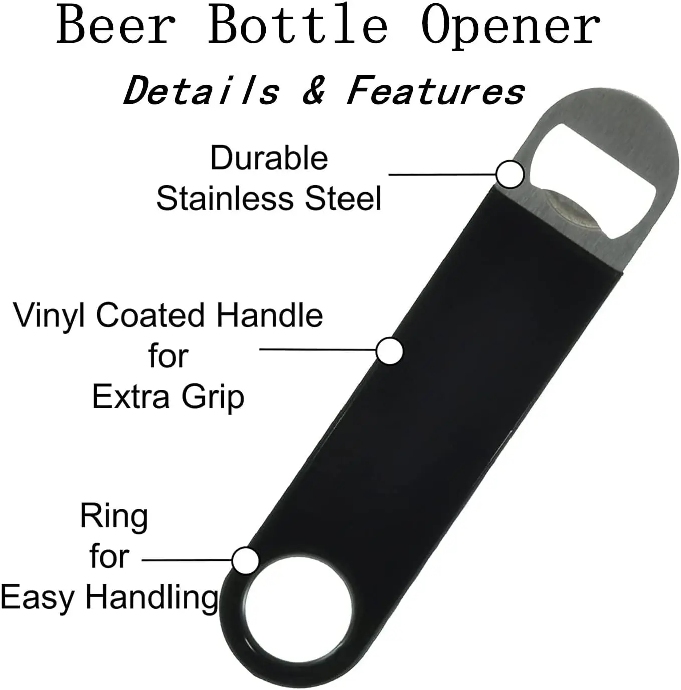 High Quality Stainless Steel Opener Bottle Wine And Beer Gold Wine Beer Opener