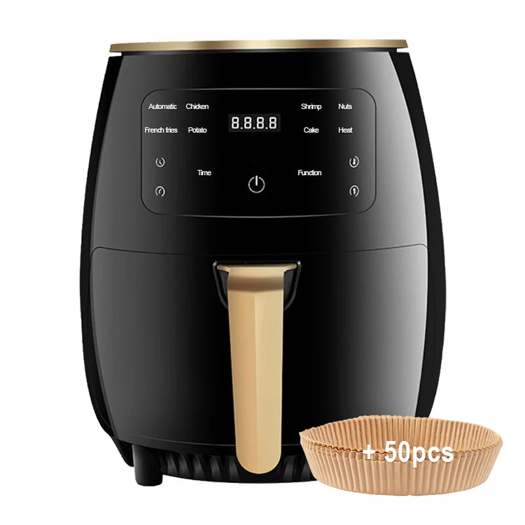 Tastiest Electric Grill  Food Grade Digital Turning Pizza Intelligent Smokeless 1200W Air Fryer