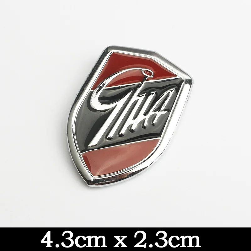 Custom Car Sticker Emblems GHIA Side Shield Logo Marked Stickers For  Focus 2 3 4 Mondeo Fiesta Ecosport Kuga Edge Explorer