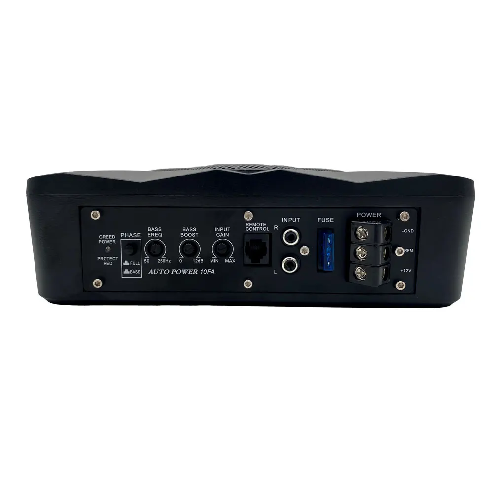 10 Inch Subwoofer Flat Under Seat Sub Woofer Bluetooth With Tweeter Speaker For Car