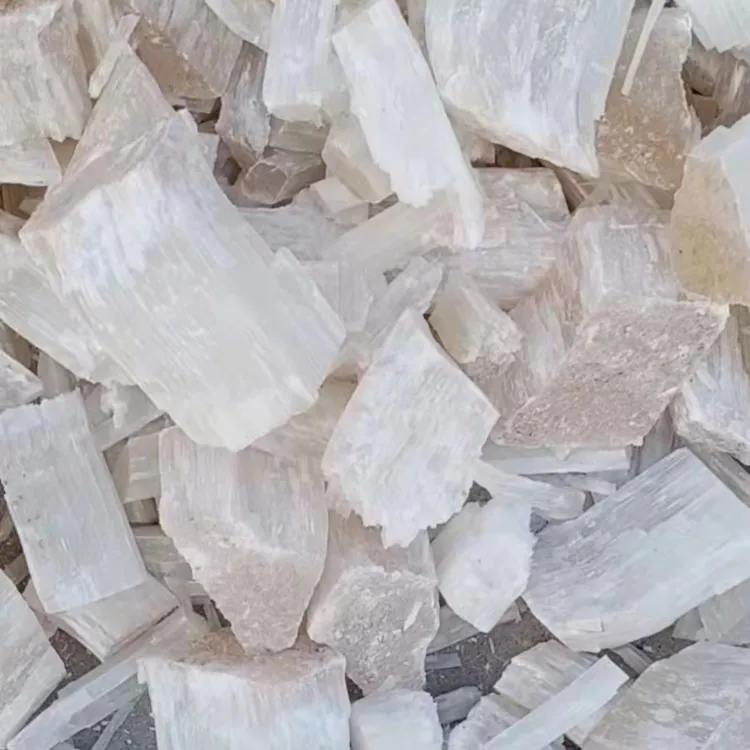 Fiber gypsum block High purity natural Fiber gypsum manufacturer