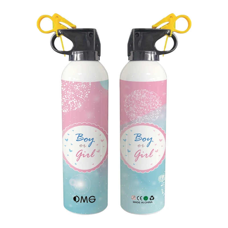 Wholesale News Boys Girls Sex Reveal Color Cannon Powder Spray Bottle Air Mist Sex Reveal Salute gun confetti