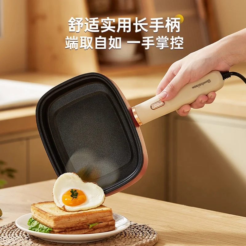 Philippine Plug High Quality Portable Electric Frying Pan With  Non-Stick Small Size Wok for Home Cooking