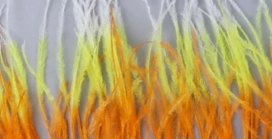 Cheap Sale 10-15cm Fluffy Ostrich Feather Fringe Trimmings Colorful Feathers Decoration For Party Dress Costume Skirt