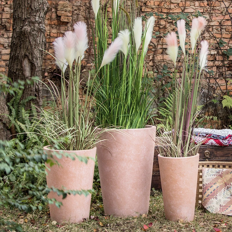 Wholesale Cement Flowerpots Plant Pots Planter Cement Planter Pot Garden Cement Pots