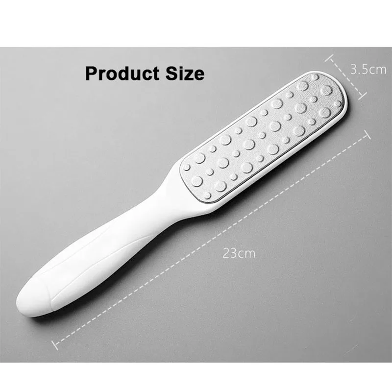 Professional Double side Stainless Steel pedicure Foot file Rasp Callus Dead Skin Remover for Wet and Dry Feet