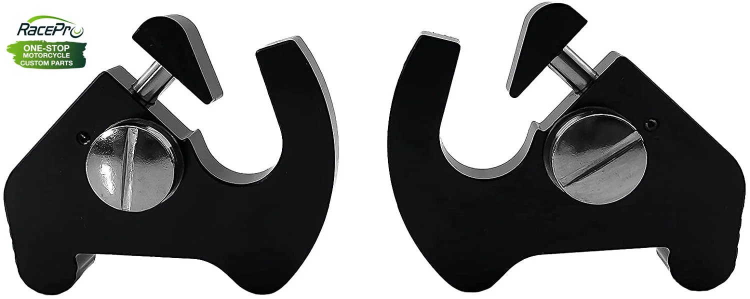 Motorcycle Detachable Rotary Sissy Bar Luggage Rack Latch Clips for Harley Davidson Softail Sportster 883 1200XL Touring Street