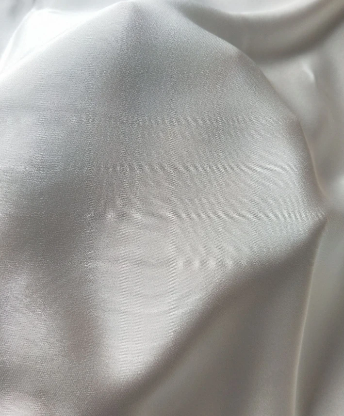 OEKO Wholesale 100% Pure Natural Silk Fabric mulberry 30mm Silk Crepe De Chine Natural CDC Silk Fabric