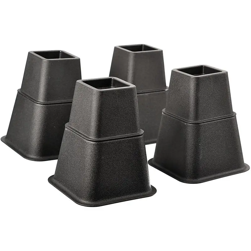 Heavy Duty Adjustable Bed Base Plastic Furniture Risers Elevation  Bed Risers for Sofa