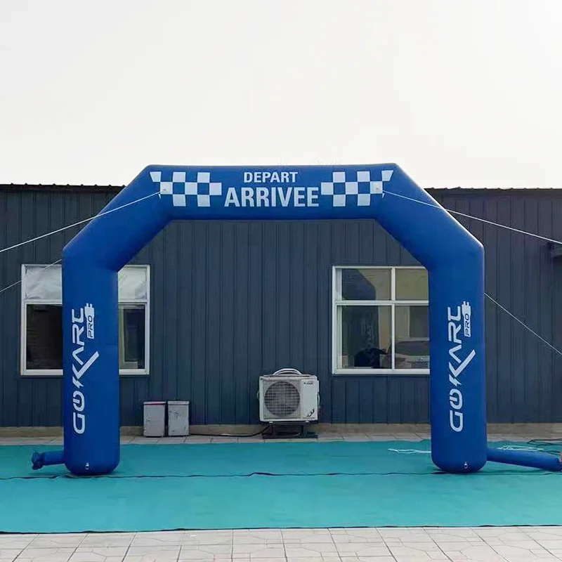 Factory Custom Inflatable Finish Line Arch  Outdoor Event Racing Inflatable Arch With Brand