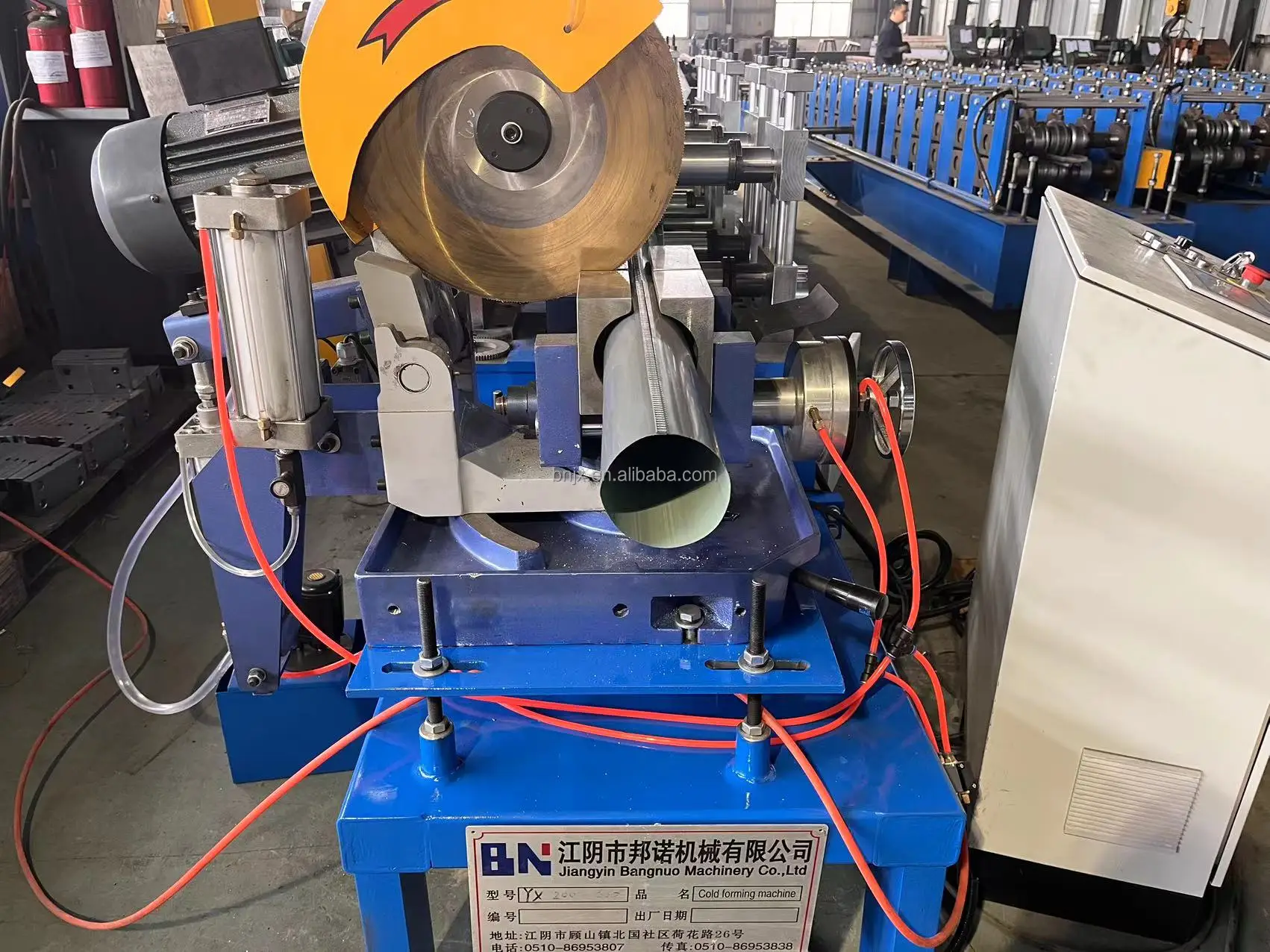 Automatic CS/Stainless Welded Round/Square Tube Pipe Production Line Pipe Making Machine