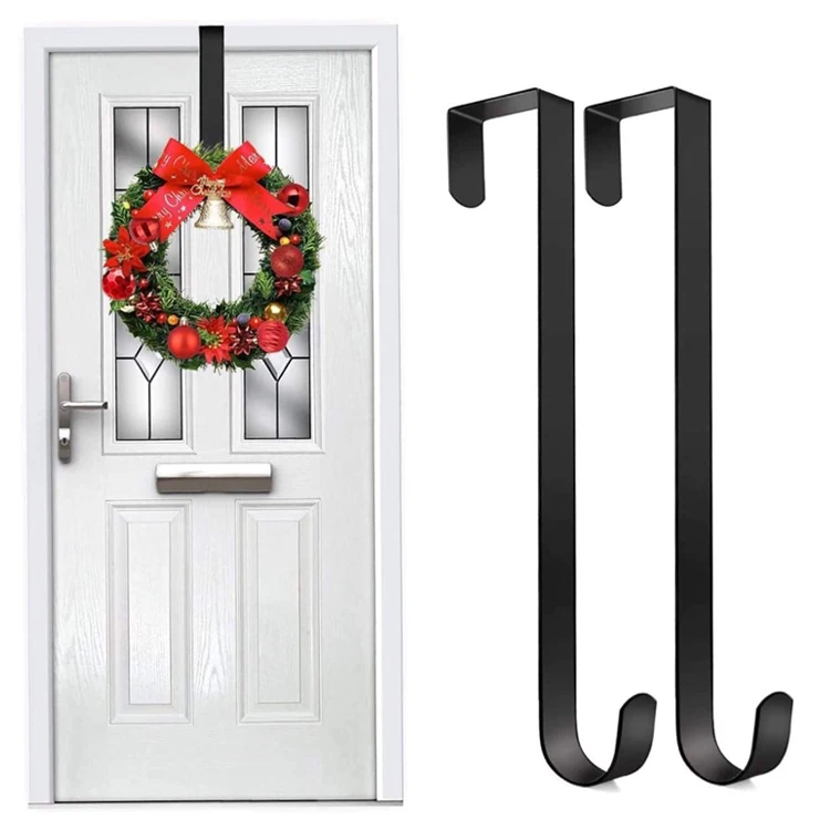 Wreath Door Hanger Christmas Decorations12in Wreath Hangers for Front Door Decor