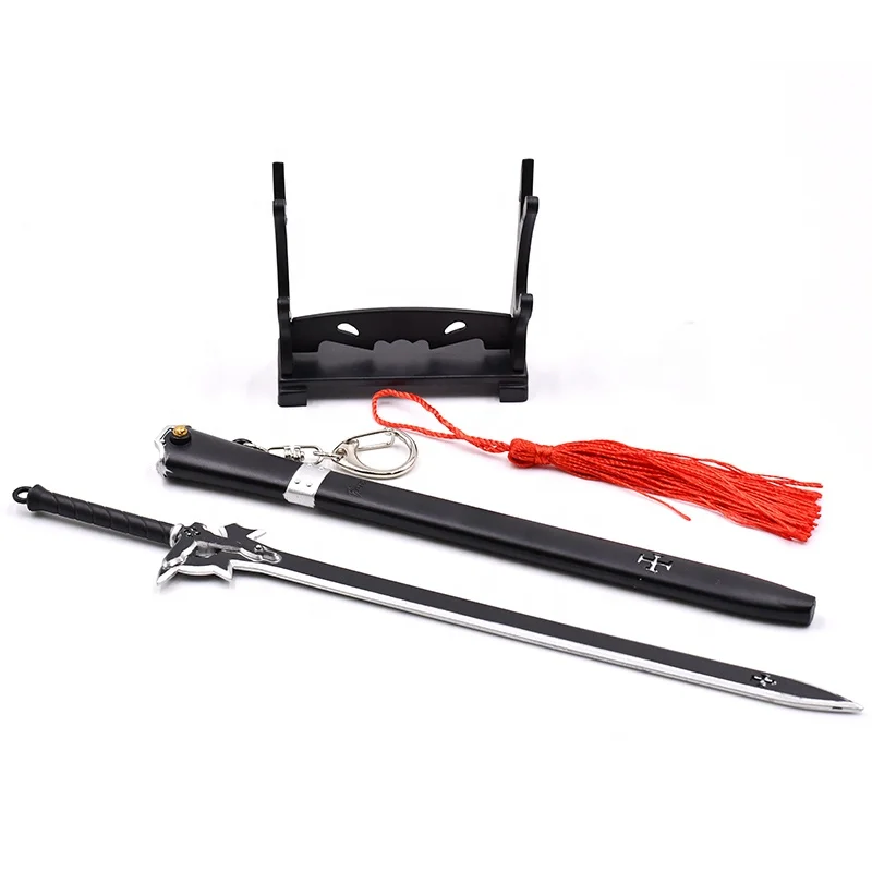 Classic Japanese anime sword god domain role exclusive katana explainer metal crafts toy sword key chain manufacturers in stock