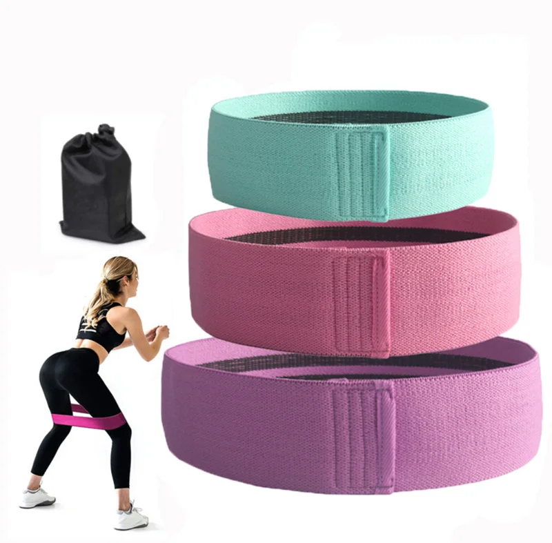 Тканевые эластики для занятий йогой с логотипом на заказ