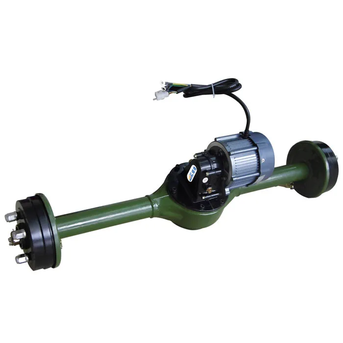 1.2kw disc brake electric axle and wheel