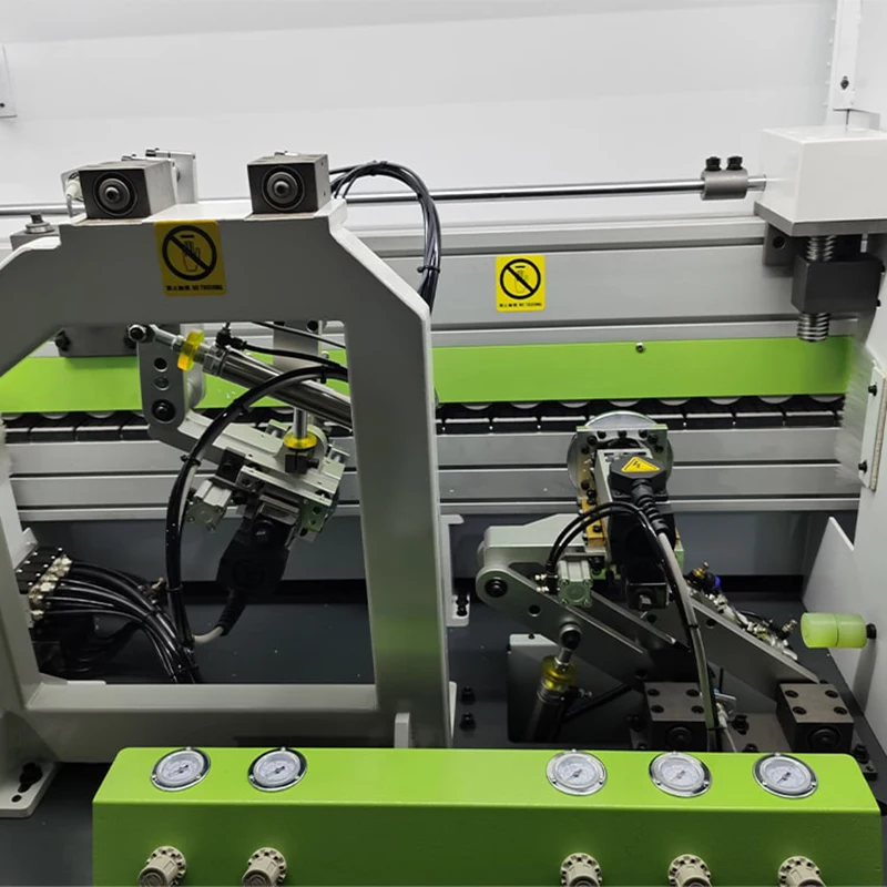 ZICAR automatic mdf pvc melamine plastic plywood edge banding machine for furniture cabinet door mdf edgebander
