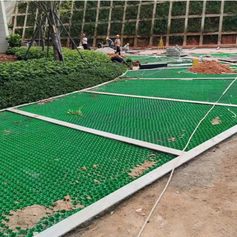 HDPE бетонная травяная сетка проницаемая подъездная дорожка