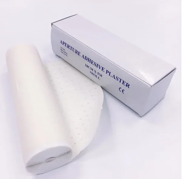 White/Skin Color Perforated Zinc Oxide Adhesive Plaster, Aperture Adhesive Plaster,