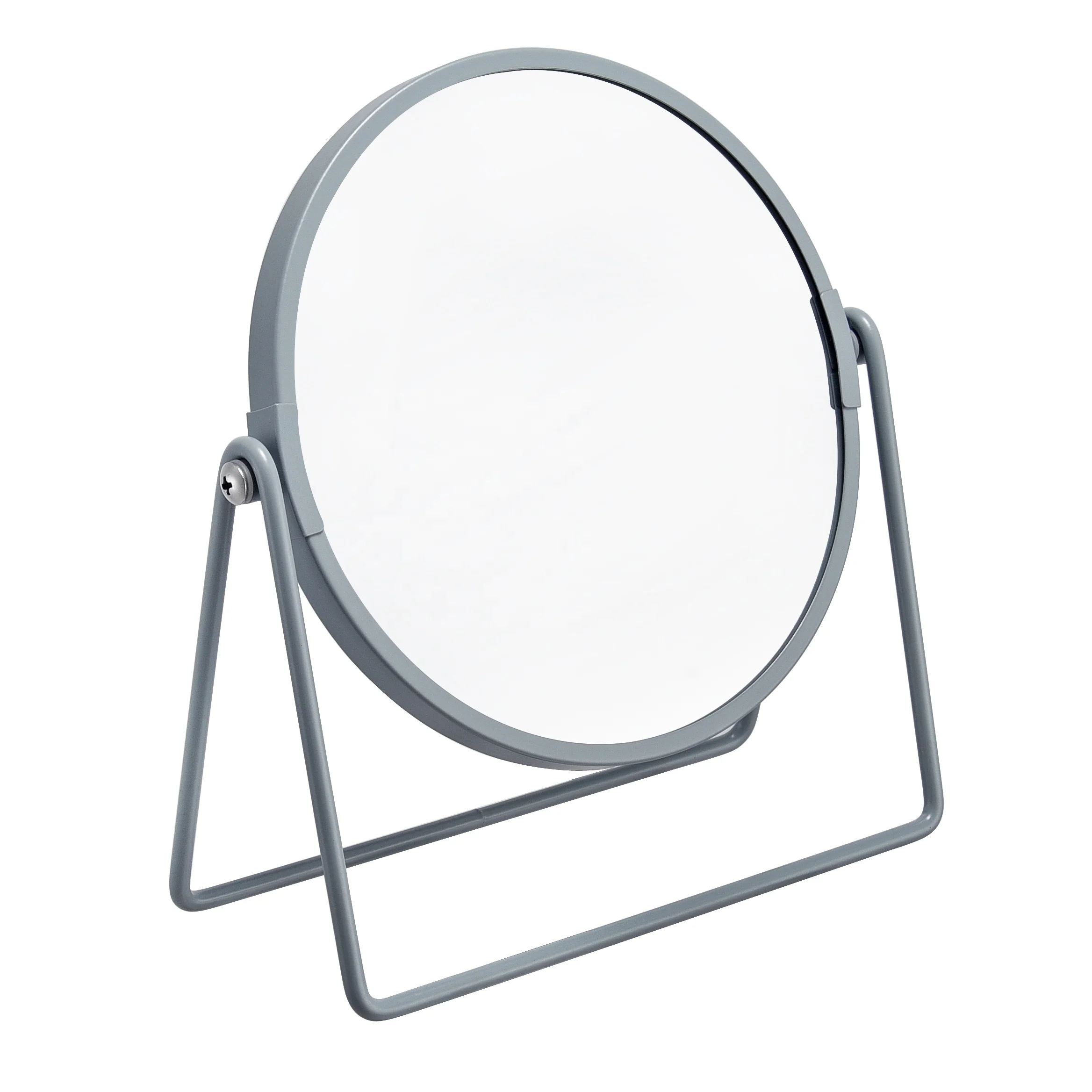 EVERGREEN Make up Mirror/Table Mirror with 1/2fold Magnification, Double-Sided & 360 swiveling for Make-up, Shaving, Facial Care