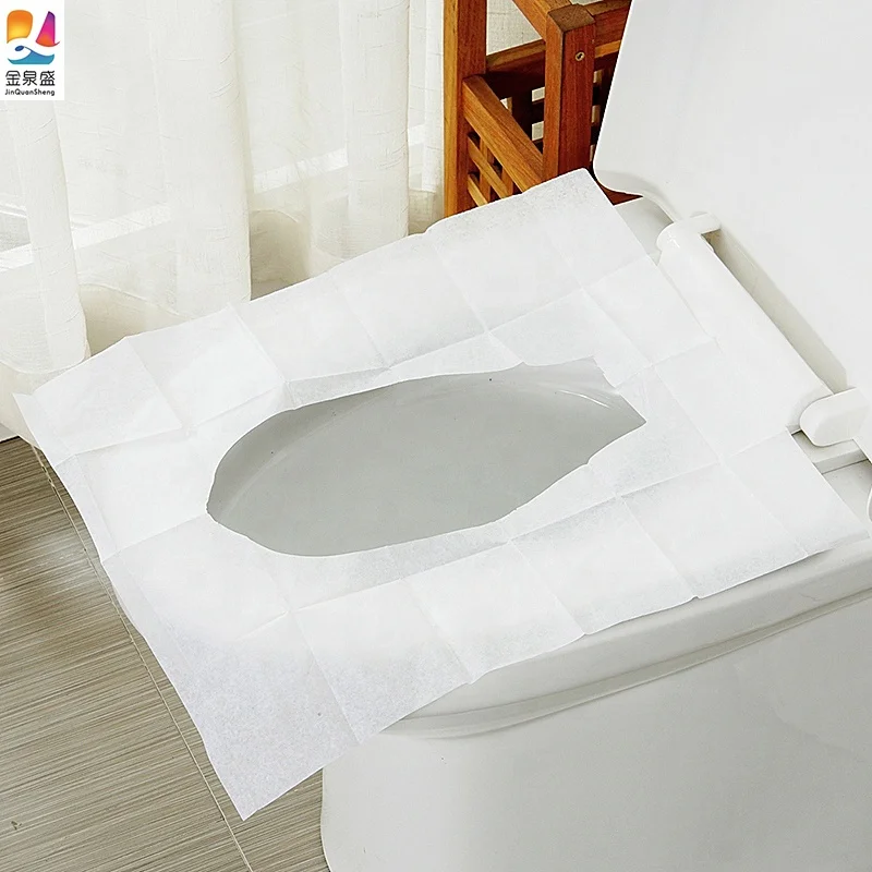 Travel Portable Flushable Biodegradable Water Soluble Disposable Toilet Seat Cover Paper Manufacturer