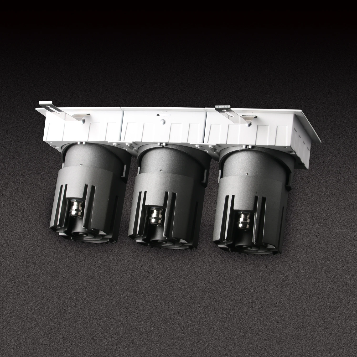 Размер резки 275*95 мм, квадратный 10 Вт, украшение для отеля, дома, магазина, Светодиодный точечный светильник, фиксация с цветным отражателем, потолочные светодиодные светильники