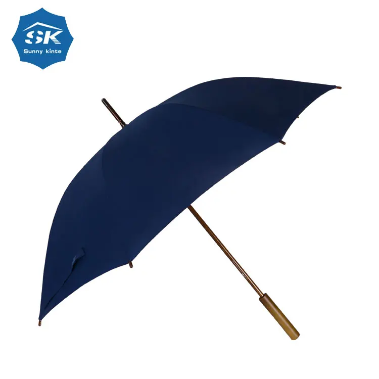 Windproof 23 inch Automatic Opening Straight Umbrella Royal Walk Windproof Large Umbrella for Rain Sun