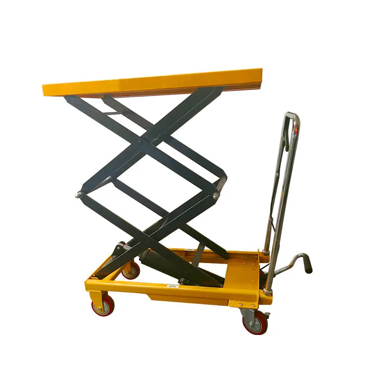 wholesale hand lift tables machine truck 0.3t 0.5t 0.8t 1t manual hydraulic lift 1m 1.5m work platform